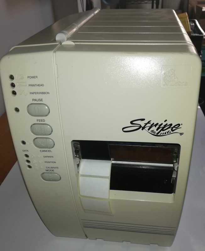 ZEBRA S300 S300-212-0000 SERIAL Direct Thermal Transfer Label Printer  .. použitá / used