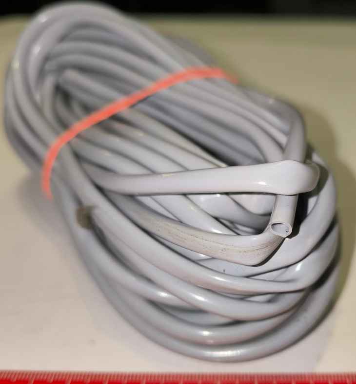 bužírka 5mm šedá, balení 10m v jednom kuse