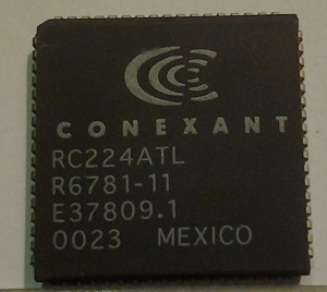 RC224ATL CONEXANT - EmbeddedModem Family  .. cena na dotaz / price on request