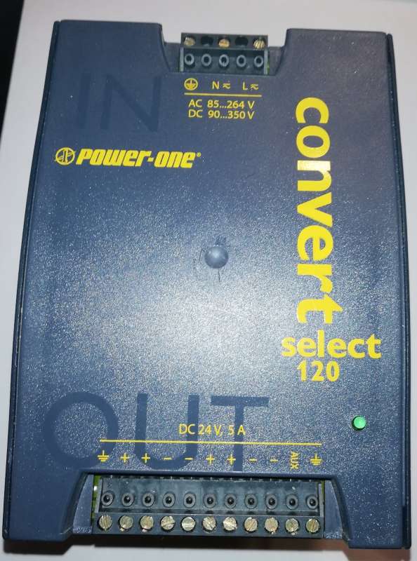 PowerOne Convert Select 120, 24Vdc 5A ( LWR1601-6RK ) .. použitý / used
