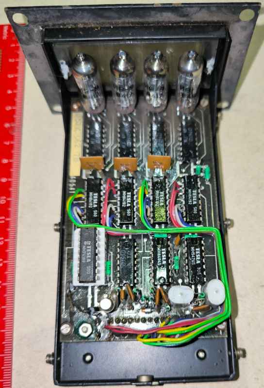 deska-256 -  deska osazena  dle foto .. na rozebrání na ND, modul s 4x IV-9