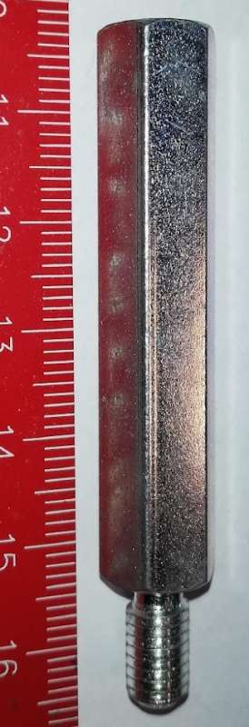 distanční sloupek C M 6x12 - 50-12-M6 .. balení 10ks za 50Kč