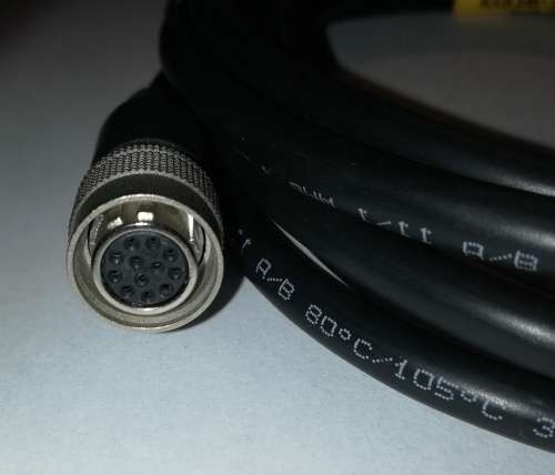 kab-HR12S-12OE .. 2,5m - 12-signal line-Hirose-cable, Power-I/O cable, open end, for use for ECO,EXO, EVO, HR series