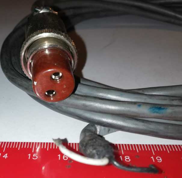 kabel s konektorem pro automatizaci (003), 2,5m, použitý / used