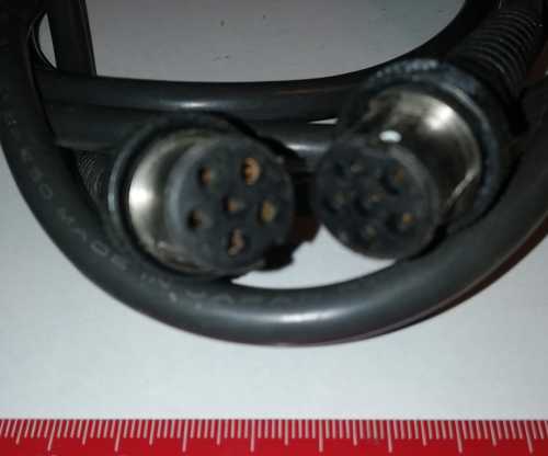 propojovací kabel s konektory, 6pin, 2m, profi  (016)