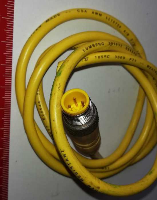 kabel s konektorem pro automatizaci (024), 60cm, použitý / used