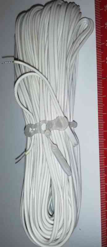 není skladem - svazek dvoj káblik, bílý, cca 95g, dle foto