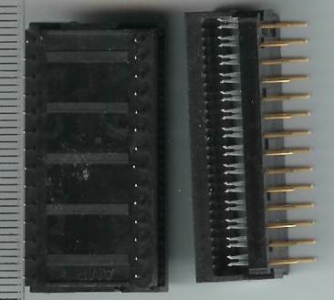 samořezný konektor AMP 2x14 pin .. balení 40ks za 50Kč