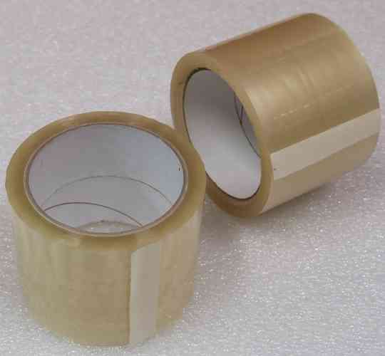Lepící páska transparentní, šíře 75mm, návin 60m