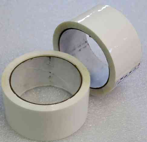 Lepící páska bílá, šíře 48mm, návin 60m