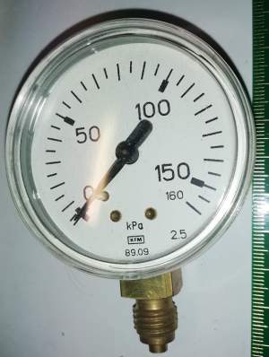 manometr 0-160kPa, KFM, 60mm