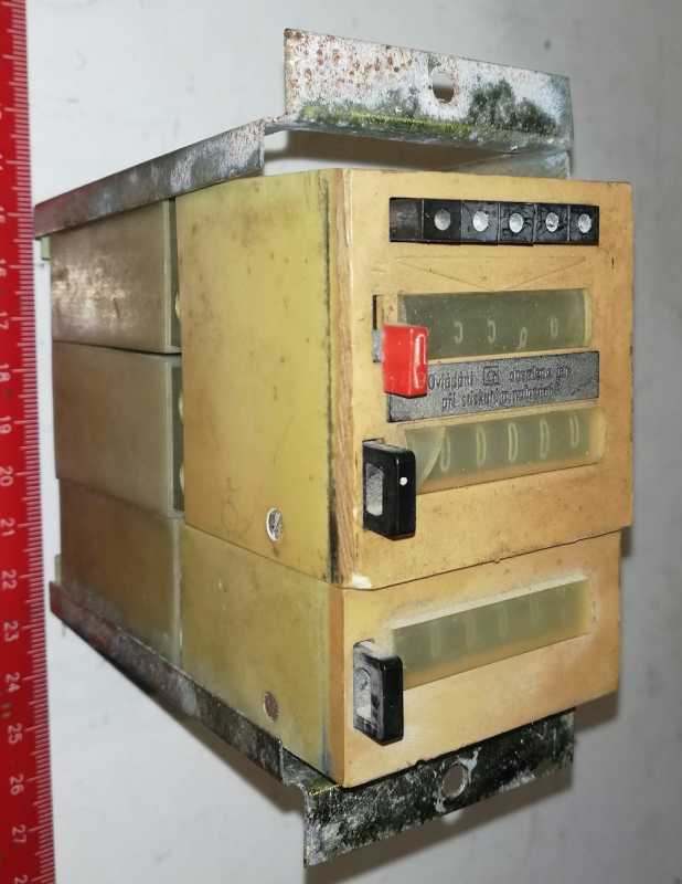 modul s počítadly 3x, z demontáže, na náhradní díly