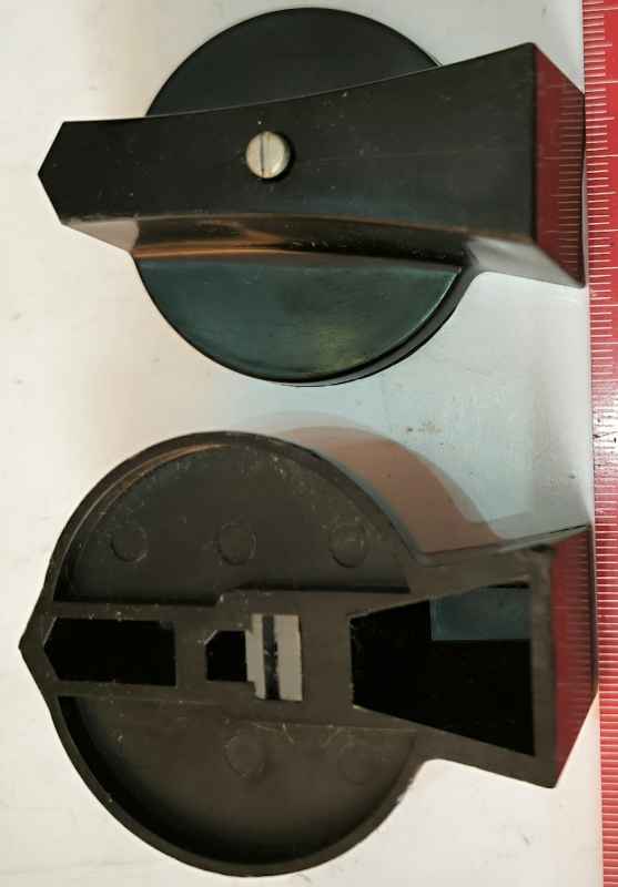 Šipka velká černá pro hřídel 6 mm pro VSN 25-150, 6x6 OBZOR ... délka od šipky 70mm, starší typ