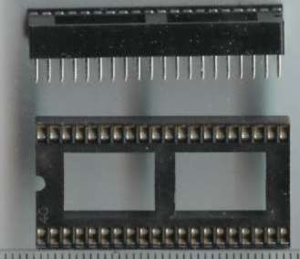 DIL patice 40 pin - .. 1,778 mm rozteč .. balení 6ks za 100Kč