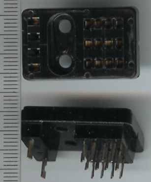 patice pro rele LUN2621, čtyři přepínací