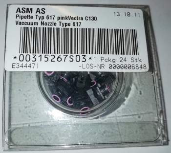 Pipette typ 617 pinkVectra C130 Vaccuum Nozzle Type 617 ..  .. cena na dotaz / price on request
