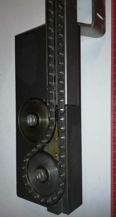 řetězový pohon 87cm, pasivní část, bez motorku