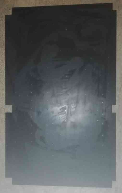 plastová deska z rozváděče, 86x53 cm, tloušťka 8mm, cca 3,7kg, z demontáže  .. za 95Kč + dopravné