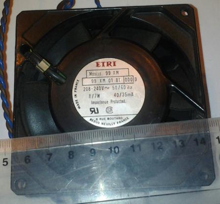 ventilator ETRI99XM 90x90x25mm  starší - balení 2ks za 80Kč