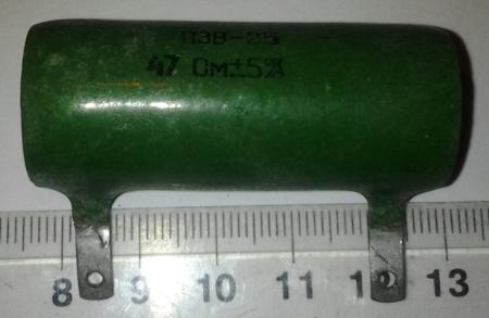 R výkonový CCCP  25W - 47R - 5% keramický