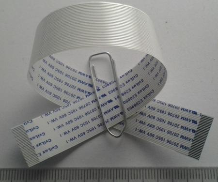 plochý káblik 28pin 20cm