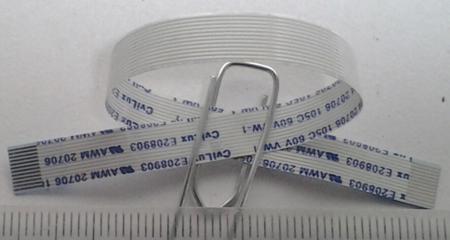 plochý káblik 12pin 15cm