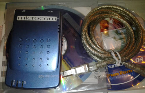 starší ISDN USB travel