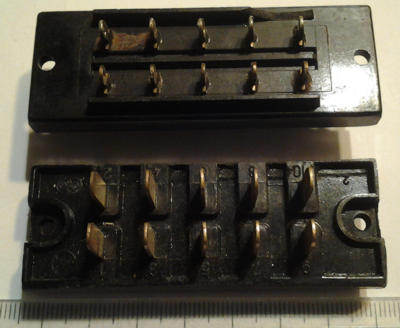 konektor 10pin, samec, starší