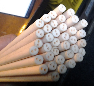 keramická tyčka na čidla, 38cm dlouhá