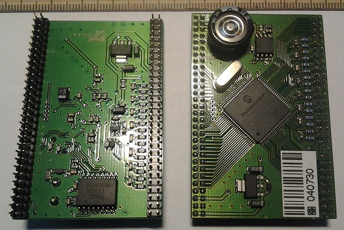 není skladem - osazené desky s dsPIC. .. balení 5ks za 100Kč