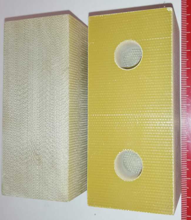 sklotextilový hranolek  (087) - 90x40x37mm opracovaný