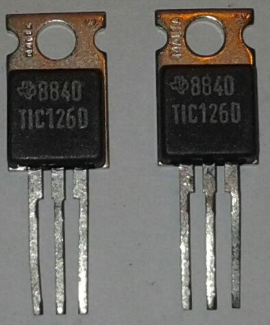 TIC126D - SILICON CONTROLLED RECTIFIERS .. balení 10ks za 100Kč