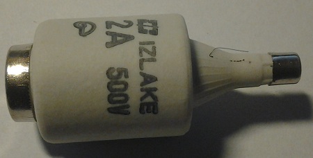 pojistková vložka 4A 500V  ... balení 40ks za 99Kč