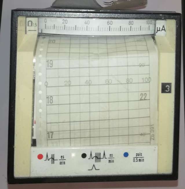 zapisovač 3 kanály, napájení 24V, starší, netestován   .. cena na dotaz / price on request