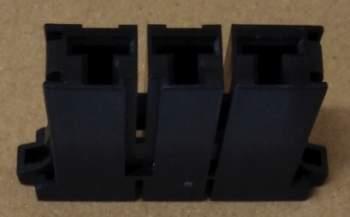 1-179958-3 - 3 Rectangular Connectors - Housings Receptacle Black 0.400
