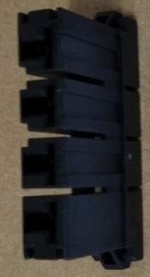 1-179958-4 - 4 Rectangular Connectors - Housings Receptacle Black 0.400