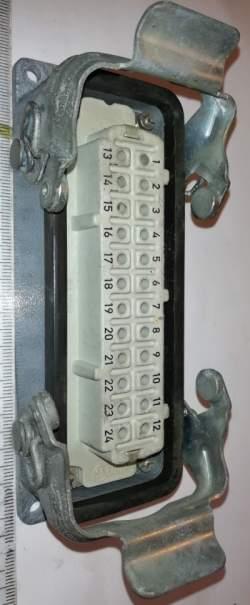 1110049-24pin - konektor 24pin + pouzdro, starší   .. cena na dotaz / price on request