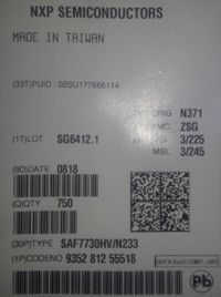 SAF7730HV/N233 .. IC HD radio processor   .. cena na dotaz / price on request