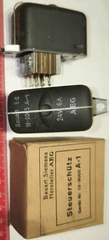 19-9005-A-1 - steuerschutz  - relé AEG  ..  cena na dotaz / price on request