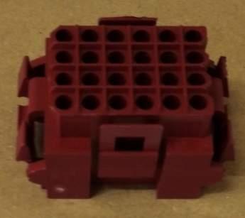 207304-1 - Headers & Wire Housings 24 POS SQ GRID -PLUG