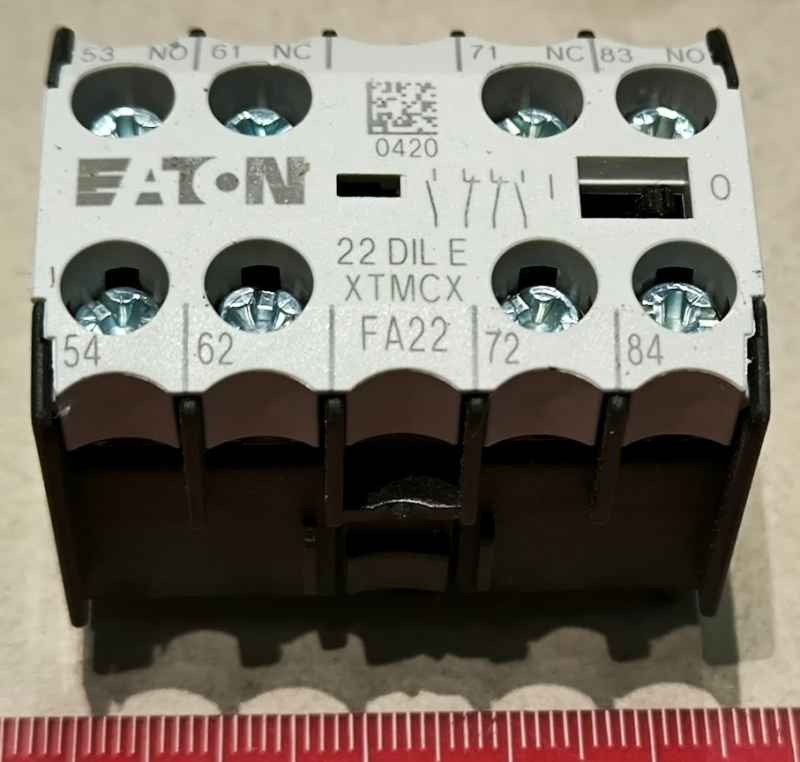EATON 22 DILE-XTMCX-FA22 AUXILIARY CONTACT BLOCK MINI CONTACTOR 2 NC/2 NO .. cena na dotaz / price on request