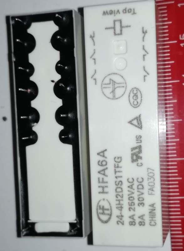 relé HONGFA - HFA6A/24-4H2DS1TFG .. balení 100ks za 2950Kč