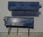 3006P-7-253LF  .. Trimmer Potentiometer, 25 kohm, 15 Turns ... balení 25ks za 100Kč