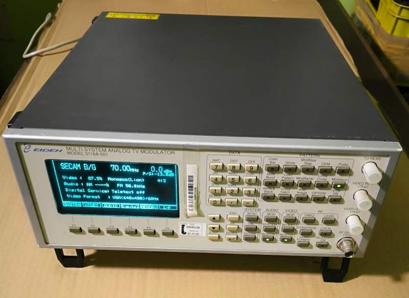 3116A-001 Multi system analog TV modulator EIDEN  .. použitý / used.. cena na dotaz / price on request