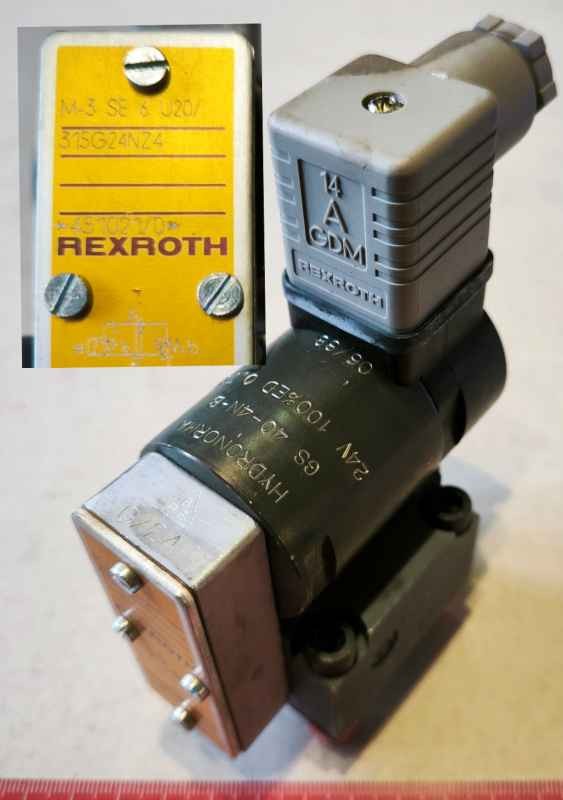 Rexroth Hydronorma 451021/0 Magnetventil M-3 SE 6 U20/315G24NZ4   .. cena na dotaz / price on request