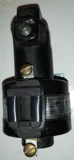 35NO-120ATH-10 .. MERCURY CONTACTOR 35AMP/480VAC COIL-120V/50-60HZ  .. cena na dotaz / price on request