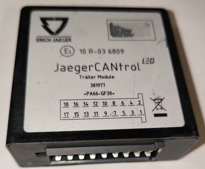 381977 - Erich Jeager Trailer Control Unit Cantrol LED  .. cena na dotaz / price on request
