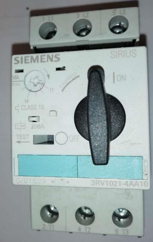 3RV1021-1EA10 - Ochranný jistič motoru  Siemens Sirius Innovation .. cena na dotaz / price on request