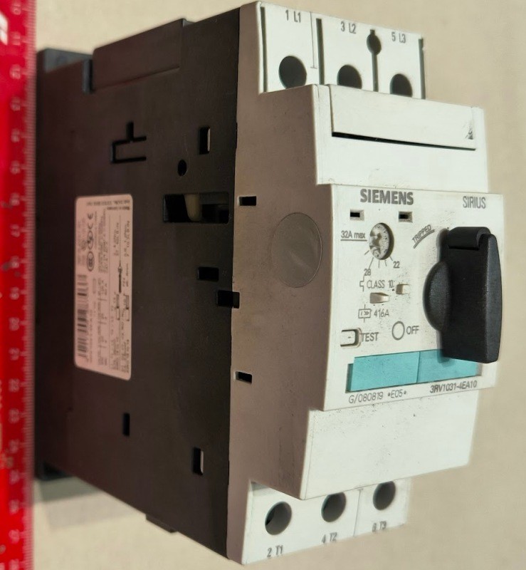 Siemens 3RV1031-4EA10 výkonový vypínač   .. cena na dotaz / price on request
