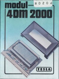 4DM2000 - 3,5 místný zobrazovač s dekoderem a paměti